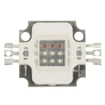 10W LED COB Chip with Red Green Blue White IR and RGB Color Available 