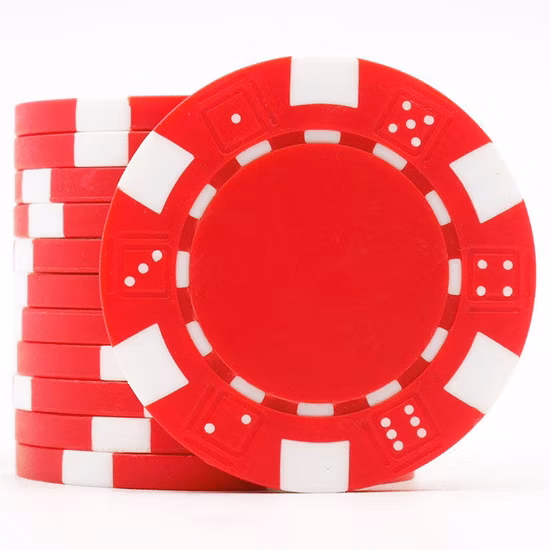 50 Clay Composite Dice Striped 11.5 Gram Poker Chips