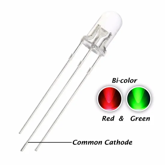 Common Cathode Anode 10mm 8mm 5mm 3mm Round Straw Hat Bi Color LED Chip 