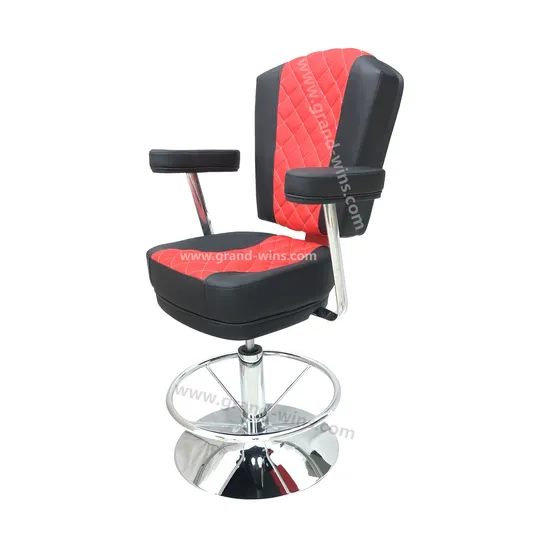 Hot Sale Casino Roulette Baccarat Slot Blackjack Poker Casino Bar Chair 