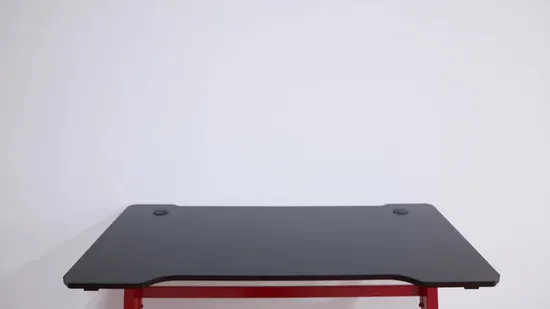 2019 Hot Selling PC Computer Desk 7 Colors Gaming Table with LED Light Gaming Chair 