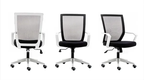 MID Back Office Chair with Armrests Height Adjustable for Home Office Gaming 