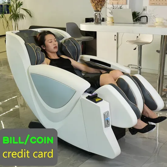 Guoheng Luxury Coin Qr Massage Chair 4D Vending Massage Chair Commercial Heat with Cash Slot 