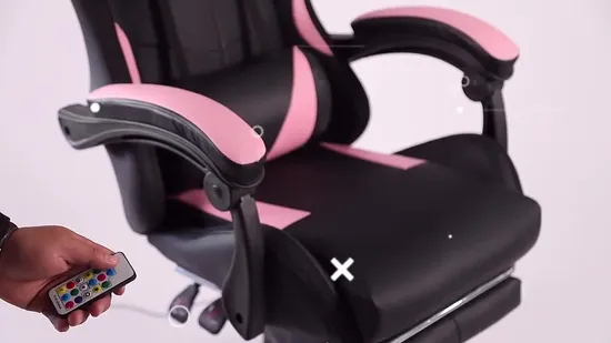 Free Shipping Racer Leather Style Footrest Brand Floor Rocker Black Mechanism Racing Office Custom Chairs Sample Gaming Chair 