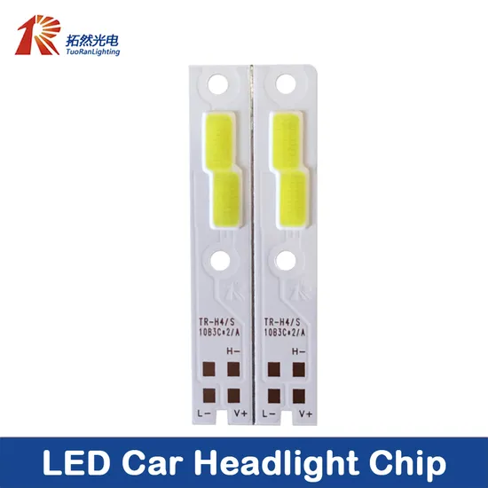 Customized C6 H1 H3 H4 H7 Dual Three Color Temperature Cob Flip Light Source Highlight Cob Led Chip for Car Light 