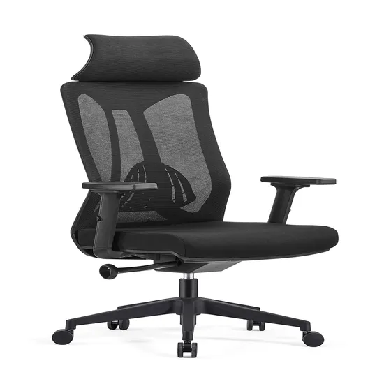 Half Price Free Sample Best Ergonomic Back Design Office Chair Manager Executive Computer Swivel Chair High Back Mesh Chair 